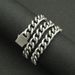 Hip Hop Punk Smooth Stainless Steel Spring Buckle Cuban Chain Trendy Men's Cool and Dominant Necklace Decoration_ipsvogv.com