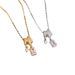New Tassel Block Titanium Steel Necklace For Women, Sweet And Cool, Niche Design, High-end Micro Inlaid Zircon_ipsvogv.com