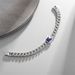 New And Women's Blue Couple Cuban Personalized Men's Bracelet, Trendy_ipsvogv.com