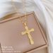 Fashionable 【 】 Cross Light Luxury Charm Gorgeous Full Diamond Necklace Women's Versatile Clavicle Titanium Steel Chain 【 】_ipsvogv.com