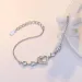 Wholesale Jewelry Love Ladies Korean Sterling Crystal Heart-shaped Bracelet_ipsvogv.com