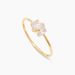 Ins style simple rectangular zircon ring female can be stacked temperament simulation diamond thin ring_ipsvogv.com