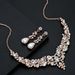 New Necklace And Earrings For Women, Two-Piece Fashion Accessories From Yiwu, Internet Celebrity Jewelry Set_ipsvogv.com