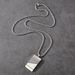 Simple Classic Men's Titanium Steel Necklace Fashion Pendant Hip Hop Matching Accessories_ipsvogv.com