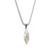Retro wishing stone necklace trendy men's personality neutral style meteorite color matching pendant men's hip hop sweater chain accessories_ipsvogv.com