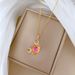 】 Colorful 【 Crab Personality Light Luxury Temperament Gorgeous Full Diamond Necklace Women's Versatile Clavicle Chain 【 】_ipsvogv.com