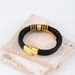 Men's Jewelry Retro Braided Leather Rope Bracelet Couple Bracelet Stainless Steel Magnetic Buckle Leather Braided Bracelet_ipsvogv.com