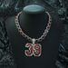 Hot Selling New Product: Digital Square Sugar Glass Red Diamond 39 Alloy Pendant, Hip Hop Cuban Chain Necklace,_ipsvogv.com