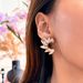 Hot Sale Real Gold Electroplated Titanium Steel Sun Bone Retro Fashionable Earrings_ipsvogv.com