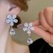 Super Immortal Private Romantic Light Luxury Zircon Flower Water Drop Necklace 2025 High Style New Clavicle Neck Chain_ipsvogv.com