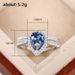 Cao Shi's New Water Droplet Combination Exudes Feminine Temperament, While The Magnolia Zircon Paired Ring Is A Pear_ipsvogv.com