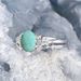 Xiyin Fashion Turquoise Simple Alloy Pair Ring Women's Jewelry_ipsvogv.com