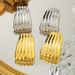 Ins Internet Celebrity Style Gold Geometric Stripe Texture Unique Niche Line Brass Stud Earrings_ipsvogv.com