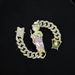 New 12mm Trendy Creative Portrait Alloy Rhinestone Hip-Hop Bracelet_ipsvogv.com