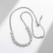 LOVE Letter Square Necklace No Fading Stainless Steel Clavicle Chain Women's Niche Simple Jewelry Snake Necklace Chain_ipsvogv.com