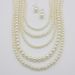 Fashion accessories, temperament, pearls, multi-layer women's long sweater chain necklace, 8380_ipsvogv.com