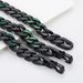Men's Jewelry Necklace Jewelry Green Ghost Diamond Necklace Versatile Titanium Steel Cuban Chain Hip Hop Jewelry_ipsvogv.com
