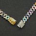 Me's creative ad persoalized ew full diamod colored drop oil patchwork Cuba ecklace, hip-hop cool collarboe_ipsvogv.com