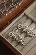 Brass Gold-Plated Sweet Cool Ins Style Niche Design Metal Beaded Round Bead Bowknot Tassel Earrings For Women_ipsvogv.com
