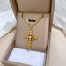 【 Full Body Titanium Steel 】 Round Bead Cross, Personalized And Minimalist. True Gold Necklace Inside The Furnace._ipsvogv.com