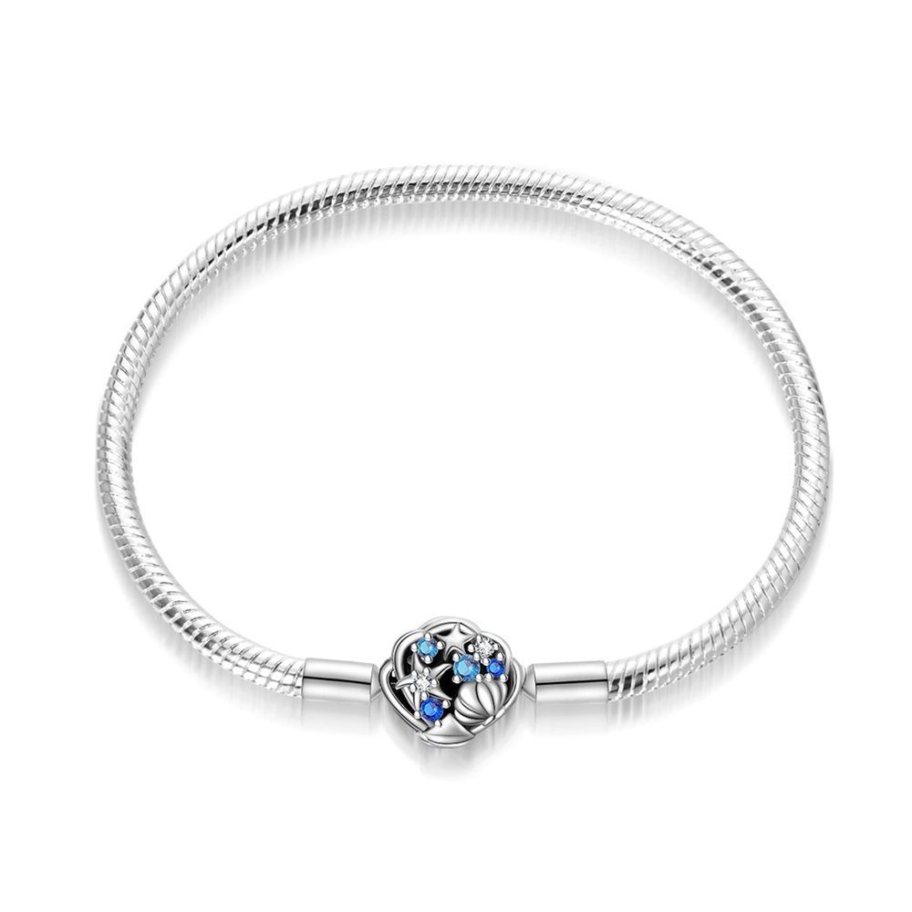 Women's Jewelry Accessories High End New Copper Plated Silver Four Leaf Clover Starfish Shell Bracelet_ipsvogv.com