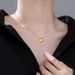 Full Body 【 Titanium Steel 】 Extremely Simple Wind Bipolar Ball Furnace Genuine Gold Necklace For Women's Ins Mesh Red 【 】_ipsvogv.com