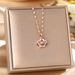 Titanium Steel Necklace, Female Dynamic Crown, Micro Inlaid Pendant, Versatile, Light Luxury, Niche Design, Collarbone_ipsvogv.com