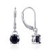 Simple Long Natural Topaz Earrings New Garnet S925 Sterling Silver Inlaid Colored Gemstone Earrings Fashion_ipsvogv.com