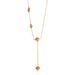 Fashionable Niche Geometric Titanium Steel Necklace With Versatile Design And Floral Star Tassel Collarbone Chain_ipsvogv.com