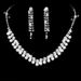 ETERNAL BLOSSOM - Rhinestone & Pearl Bridal Jewelry Set (Photography-Ready Necklace & Earrings, Wedding Decorations)_ipsvogv.com
