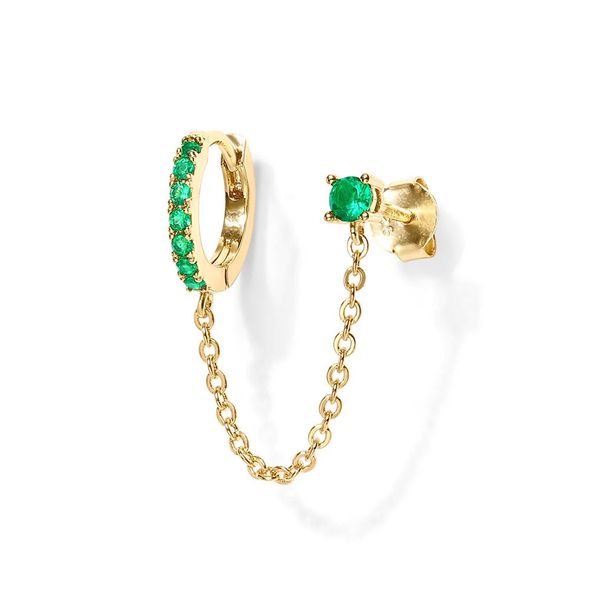 Women's Jewelry Fashion All Match Single Row Diamond Earrings Ins Tassel Personality Earrings Ear Buckles Female Trendy Earrings_ipsvogv.com