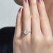 Ruby Flower Inlaid Moissanite Diamond Ring Luxury Beautiful 1 Carat Diamond Ring Wedding Ring Moissanite Ring_ipsvogv.com