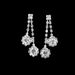 Plum Blossom Jewelry Set - Necklace, Earrings & Bracelet For Wedding & Dinner Party (Korean Style)_ipsvogv.com