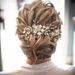 Bridal Hair Comb Headdress Handmade Pearl Hair Accessories Braided Side Styling Pearl Flower Headdress Hair Comb_ipsvogv.com