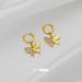 Niche fashion design butterfly earrings inlaid with zircon copper plated with gold light luxury atmosphere high end_ipsvogv.com