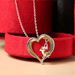Popular Fashionable, Exquisite, Versatile With Peach Heart, Simple Animal, Gold And Silver Electroplating, Two Color_ipsvogv.com