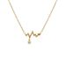 Love Electrogram Pendant Korean Version Internet Celebrity Temperament Versatile Collarbone 2021 New Trendy Micro Inlaid_ipsvogv.com