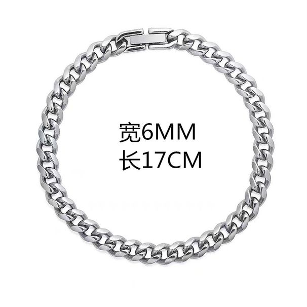 Titanium Steel Bracelet Men's Jewelry Cuban Light Luxury Ins Niche Design Couple's Student Trendy Brand Bangle_ipsvogv.com