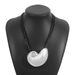 N12137ZA Heavy Industry Bright Surf Conch Pendant and Ornament Trendy Exaggerated Geometric Wax Line Ocean Wind_ipsvogv.com