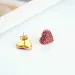 Pendant Necklaces Cubic Zirconia Necklace Set Stainless Steel Jewelry Heart LOVE Earrings For Women Fashion Jewellery_ipsvogv.com
