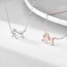 Beimu Pure Necklace, Women's Timeless Summer Accessories, Light Luxury, Niche Unicorn Pendant, Silver Jewelry_ipsvogv.com