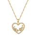 【 】 Star Love Light Luxury Temperament Gorgeous Full Diamond Necklace Women's Versatile Clavicle Titanium Steel Chain_ipsvogv.com