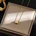 Korean version simple titanium steel small waist necklace female stainless steel collar chain temperament_ipsvogv.com