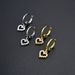 Women’s Jewelry Set Fashion Diamond Zircon CZ Heart Earrings Sweet Romantic Female Earrings Spot Earrings Gold And Silver Color Preservation_ipsvogv.com