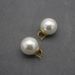 Women's Earrings French oversized pearl earrings, round small light bulbs, personalized niche design jewelry, women's accessories earrings_ipsvogv.com
