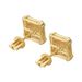 Women's Jewelry Hip Hop Earrings Square Double Layer Full Zirconium Earrings Personalized Trendy Design Earrings For Men And Women Couples_ipsvogv.com