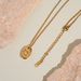 Spot INS Real Gold Electroplated Titanium Steel Fashionable Retro Baroque Conch Pearl Necklace_ipsvogv.com