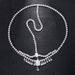 Bohemian Rhinestone Hair Chain, Double-layer Water Drop Pendant Forehead Chain For Women, European And American Wedding Accessories Headband06_ipsvogv.com