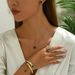 Ladies' Earrings, Necklace Set, Niche Leaf Clover Petal Design, Drip Oil Hand Jewelry Ring, Five Piece Set_ipsvogv.com
