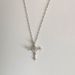 Cross Necklace For Women, Light Luxury, Niche Design, Full Diamond Collarbone Chain, Temperament, Stainless Steel_ipsvogv.com